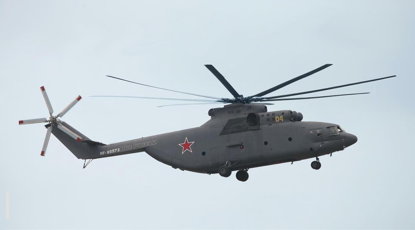 每天认识一件兵器 俄罗斯Mi-26“光环”通用直升机Mi-26是米里设计局研制的