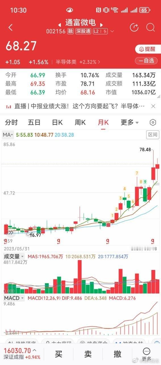 看懂月线揉搓线少踏空，通富、安泰多热点加持开启长牛周期长线选股，月线揉搓线是参考