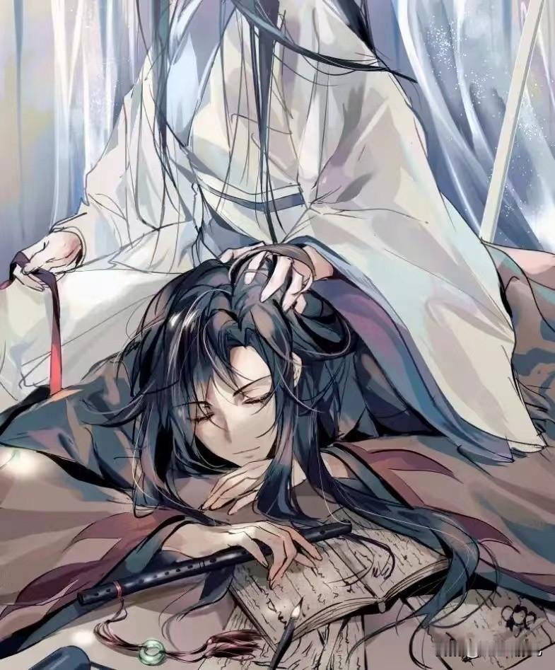 魏无羡：思追，景仪，准备一下，我带你们去夜猎。
景仪欢呼：哇哦，魏前辈，真的吗？