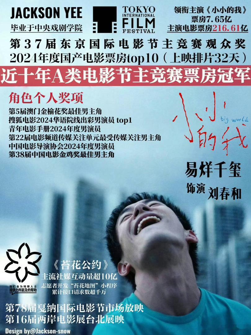 易烊千玺第五次提名百花奖恭喜易烊千玺！实至名归！！！ 