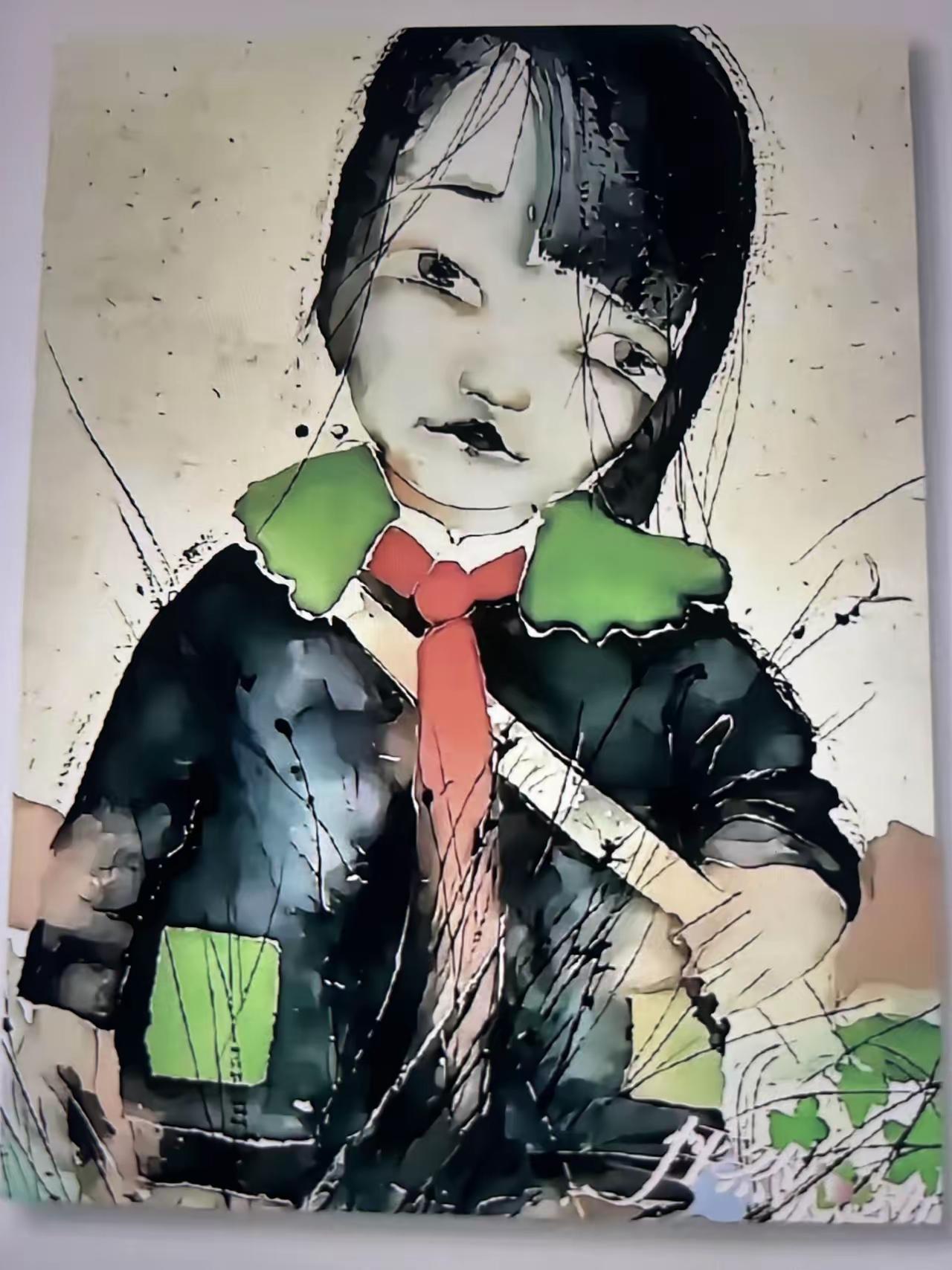 央美画匠，将自己家的孩子当模特画在画中，别人家的孩子咱应该没有权利评论。但是错在