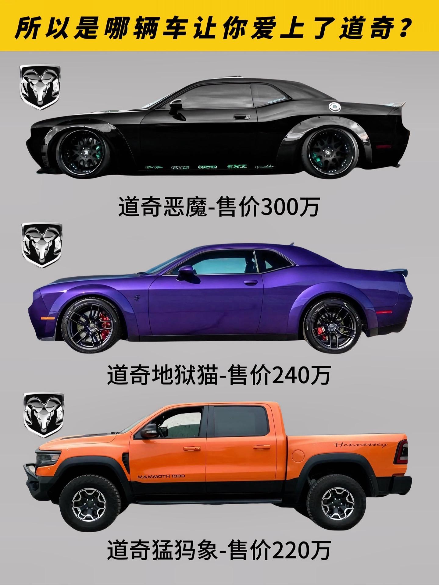 所以是哪辆车让你爱上了道奇？