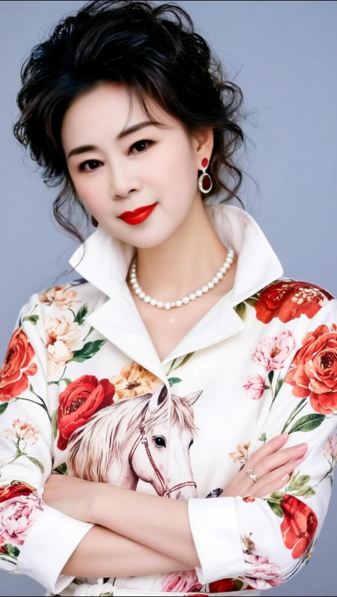 AI花卉风情写真 ai创作