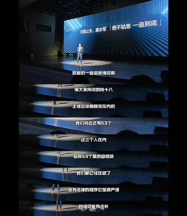 这是直接缺席审判了问题是既然法律很严谨，还在流程里为啥就直接在公开场合就定义黑的