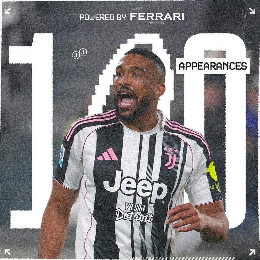 祝贺老默迎来尤文生涯第100场。👏
 ​​​