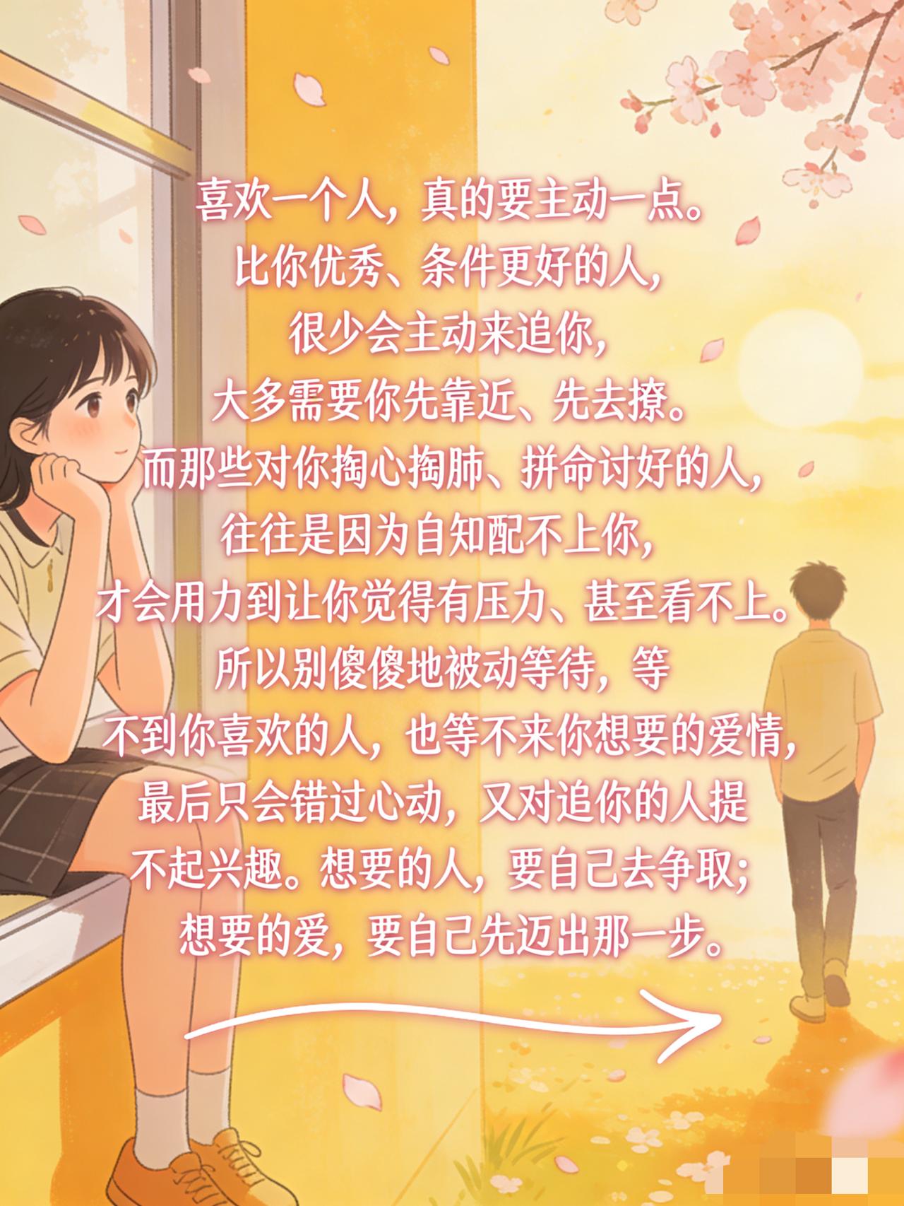 别再傻等爱情了

你等来的，
从来都不是你想要的。

那些比你优秀、条件比你好的