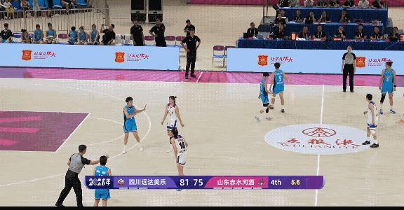 全国女子篮球总决赛最终四川女篮81：75击败山东女篮夺冠，山东女篮就是差一口气，