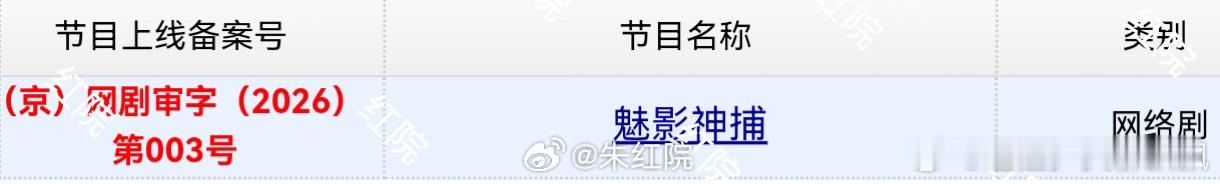 罗云熙魅影神捕过审下证 罗云熙新剧《魅影神捕》过审下证了，期待早日定档播出