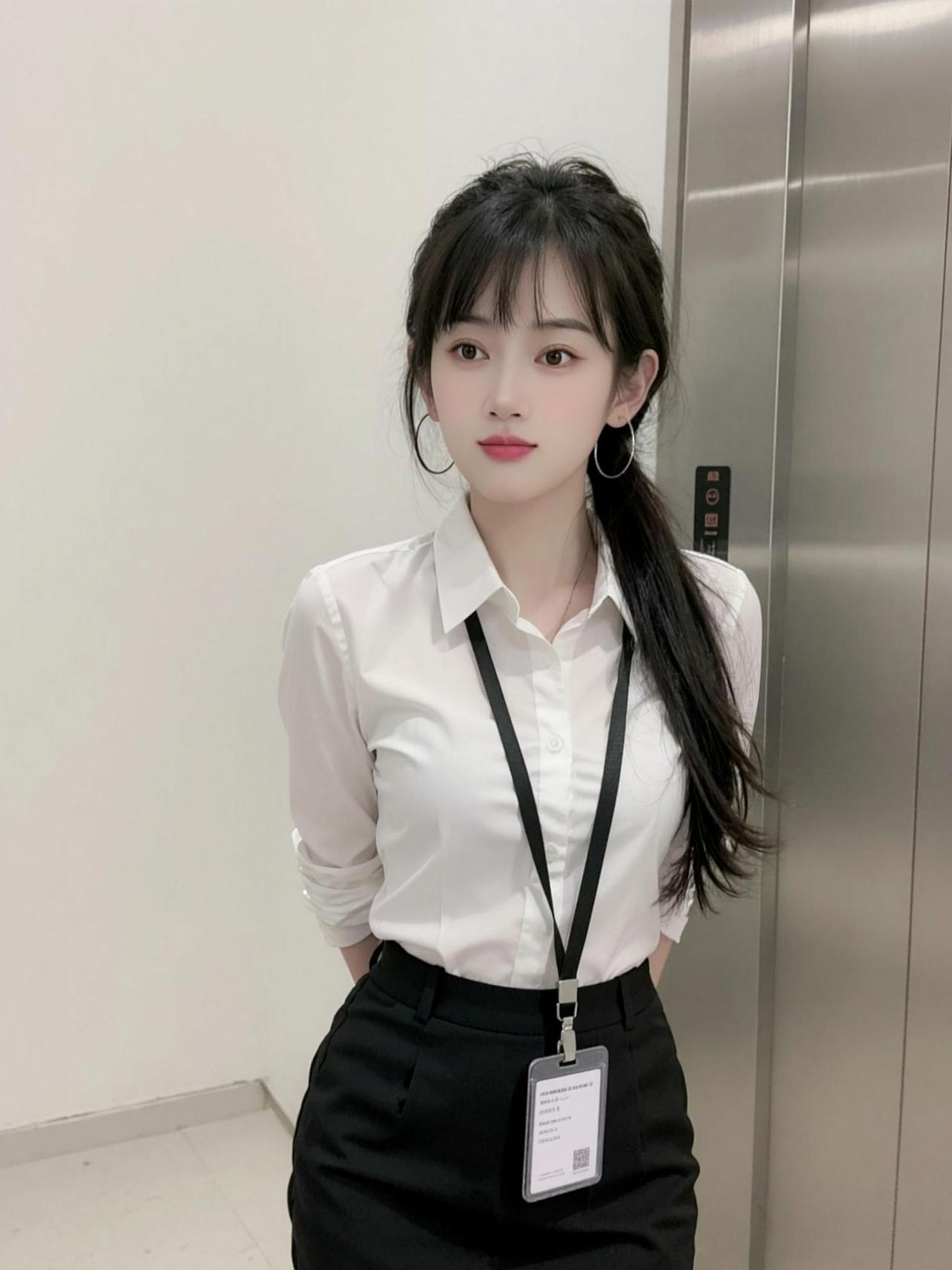 AI职场风写真 抖音ai创作职场御姐 上班族美女 抖音玩法合伙人计划 情绪音乐玩
