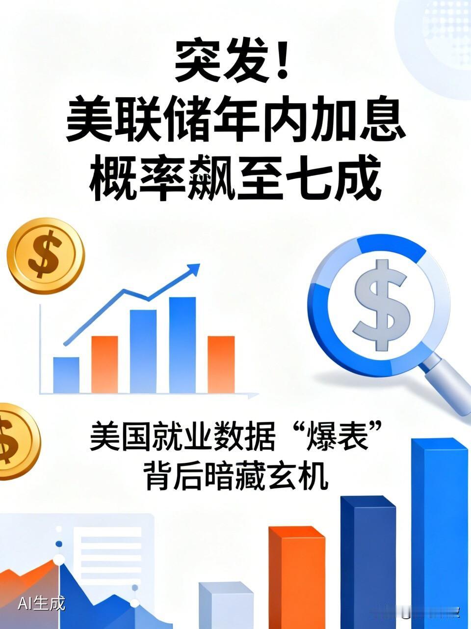 突发！美联储年内加息概率飙至七成，美国就业数据“爆表”背后暗藏玄机

  如果你