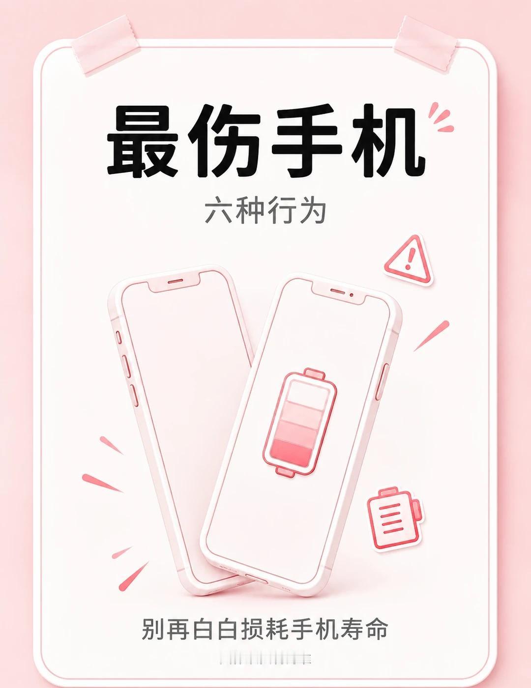 📱这6个毁手机的坏习惯！看看你中招了没
手机保养 手机电池 数码干货 玩机技巧