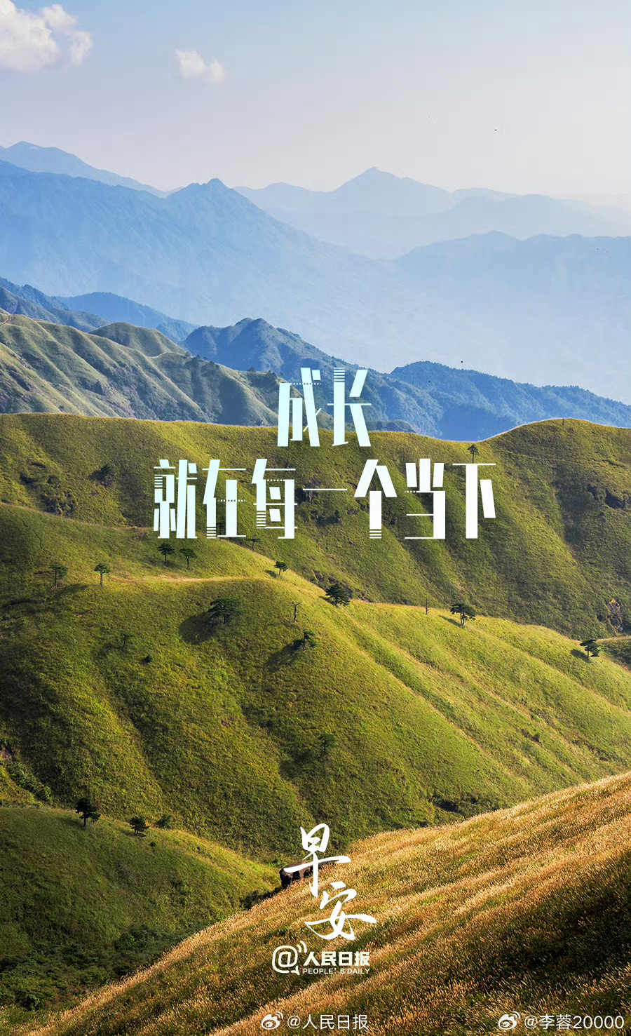 【成长就在每一个当下】认真读完的几页书，耐心做好的一件小事，鼓起勇气迈出的一小步