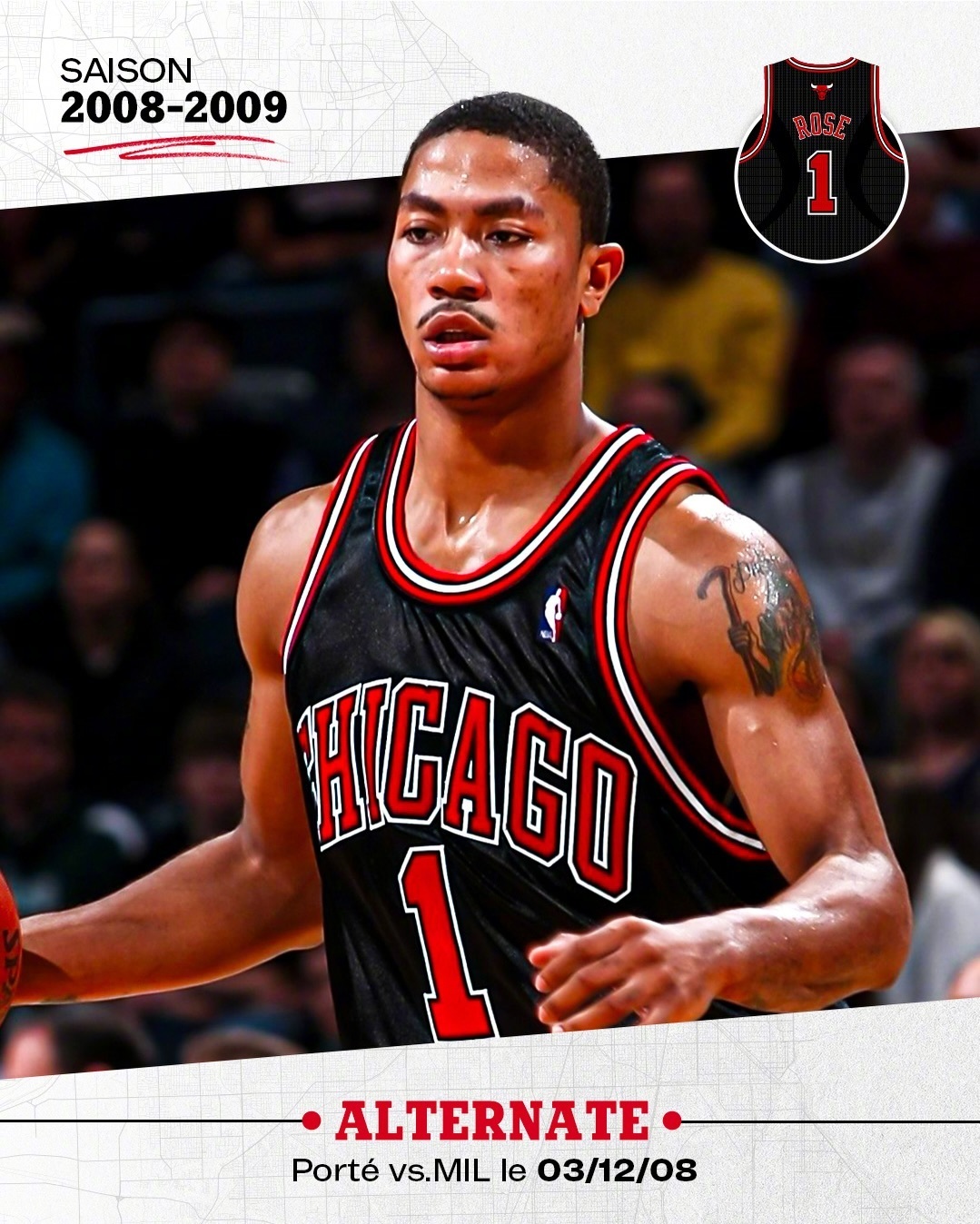 罗斯公牛生涯穿过的17件球衣，你最喜欢哪一件？公牛退役罗斯球衣