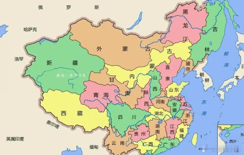 有趣的历史，汉朝实控面积超过600万平方公里的时间是50年左右；其余时间实控面积