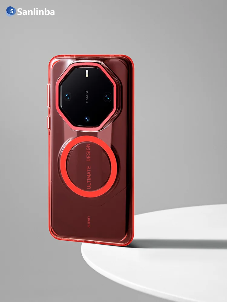 Mate 60 RS非凡大师新年大红色保护壳