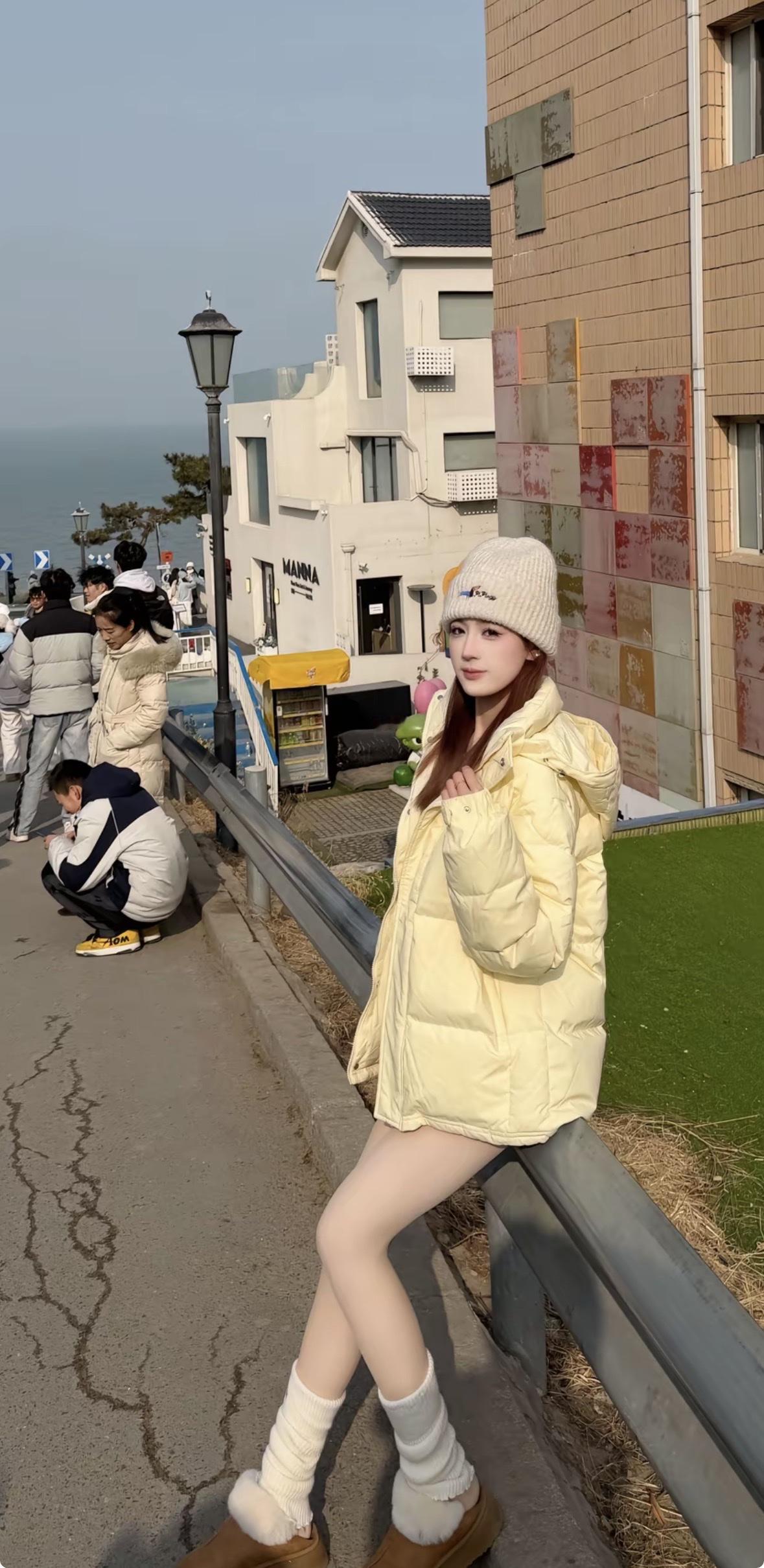 冬日海边穿搭指南🌊🧥👒👟