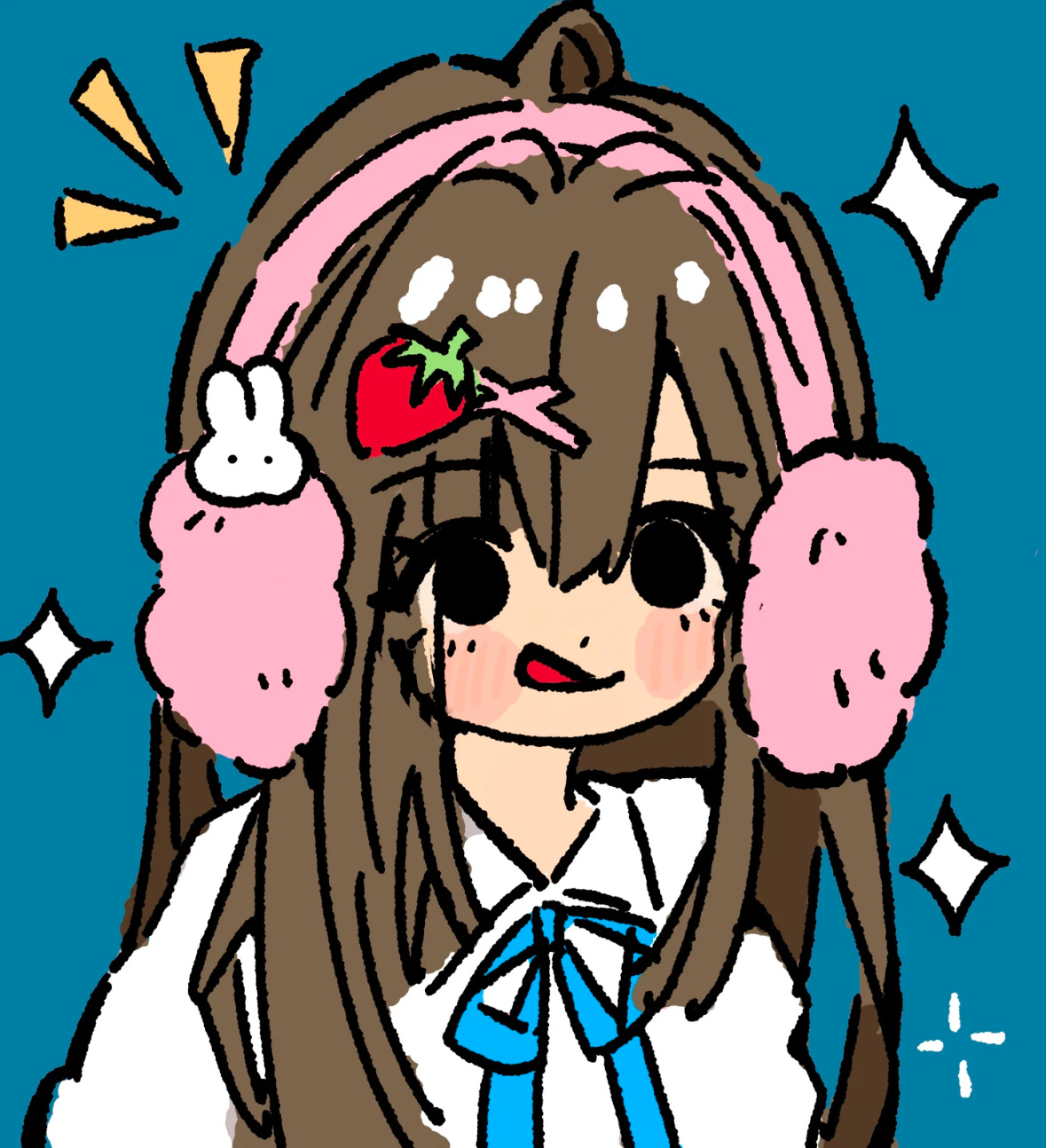 可爱少女头像  可爱头像  图源插画师：南方NGQL 