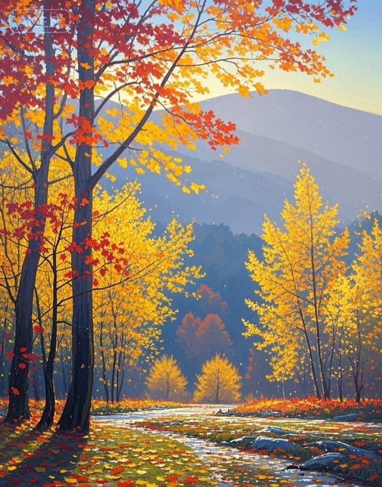 分享一张秋色的美景