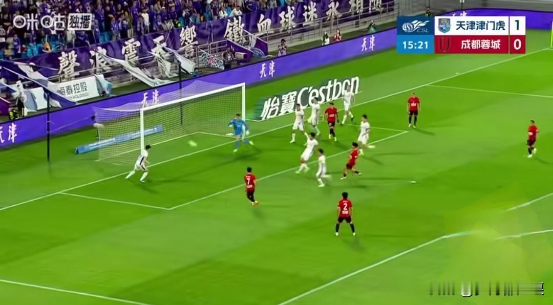 专治各种玄学！蓉城2-1逆转津门虎，九连胜撕碎克星传说✨
 
中超第12轮焦点大