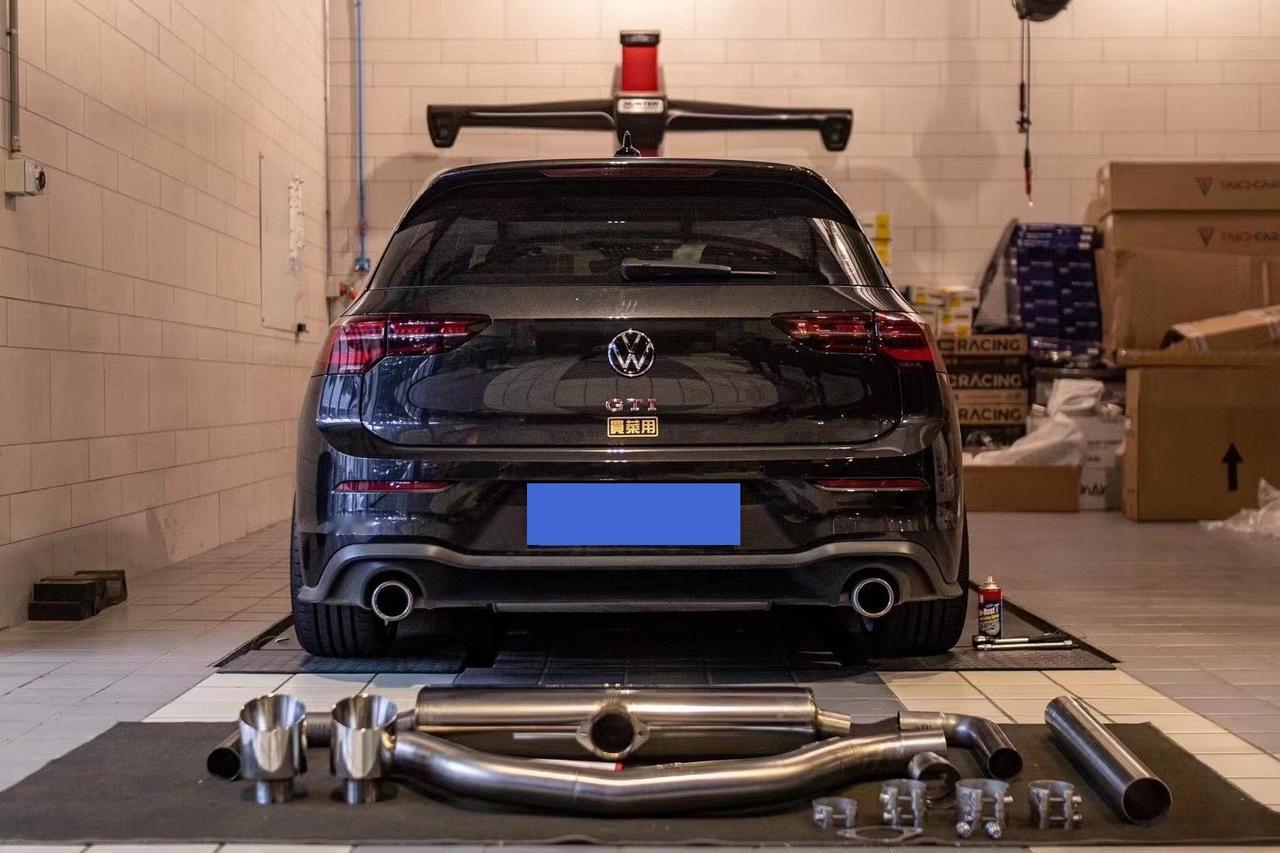 一套排气，能不能把一台车的性能放大？这台8代GTI换上Milltek原装中尾段之