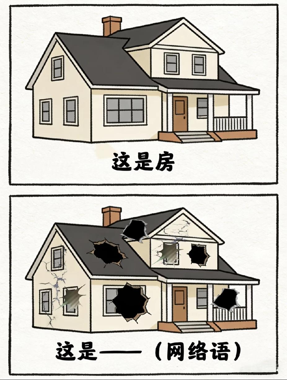 猜网络语：破房子，打一热门梗！