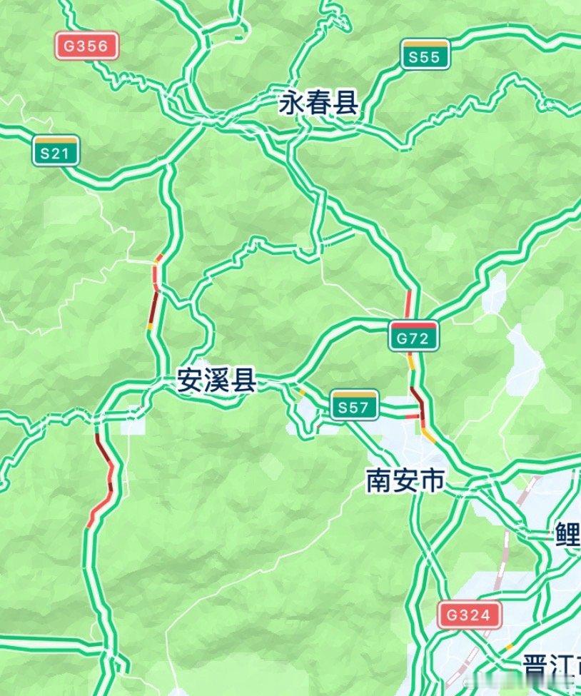 返程堵车今天的高速好热闹，怎么感觉比国庆放假前还红[允悲]福建的经典堵点，上海的