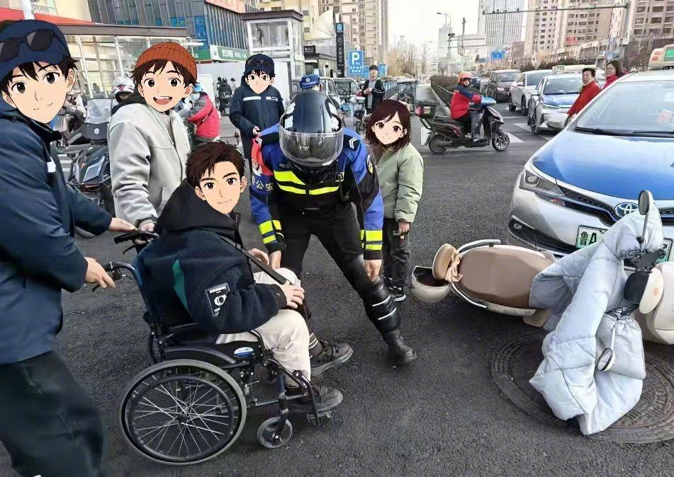 【巡逻遇事故 暖心护平安】济南公安 在您身边 守护的瞬间 
       2月2