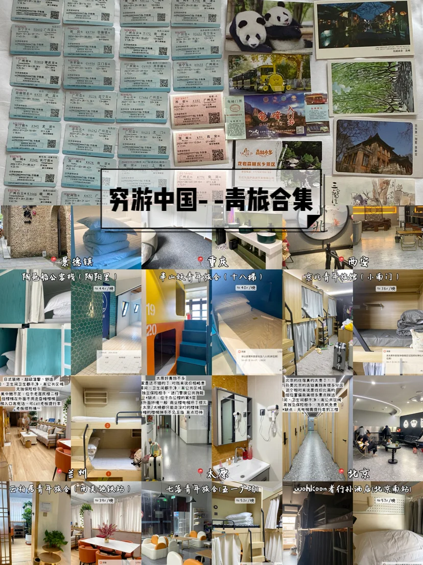 🏨青旅白名单｜独自穷游30城，青旅分享