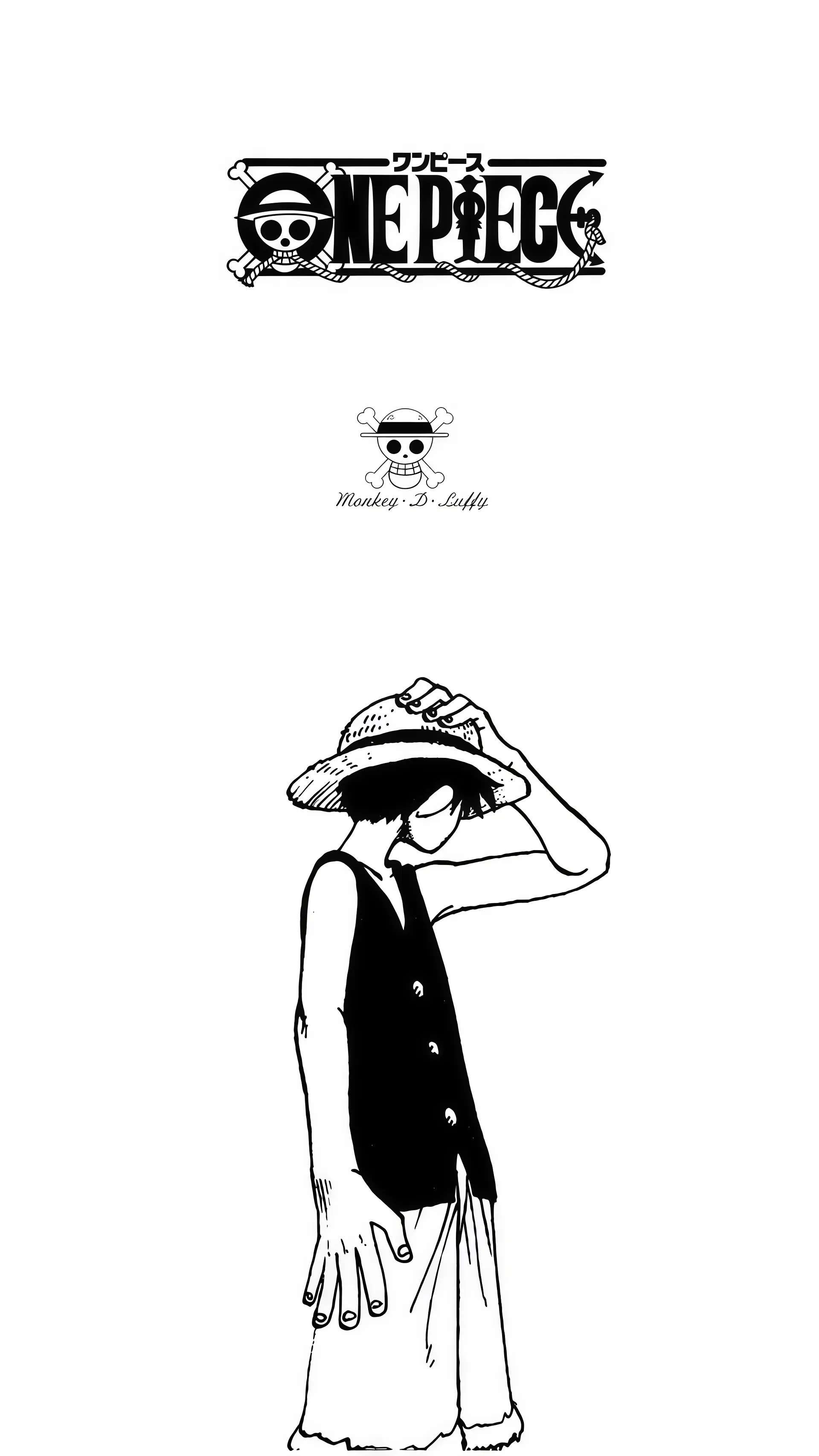 路飞漫画风壁纸！