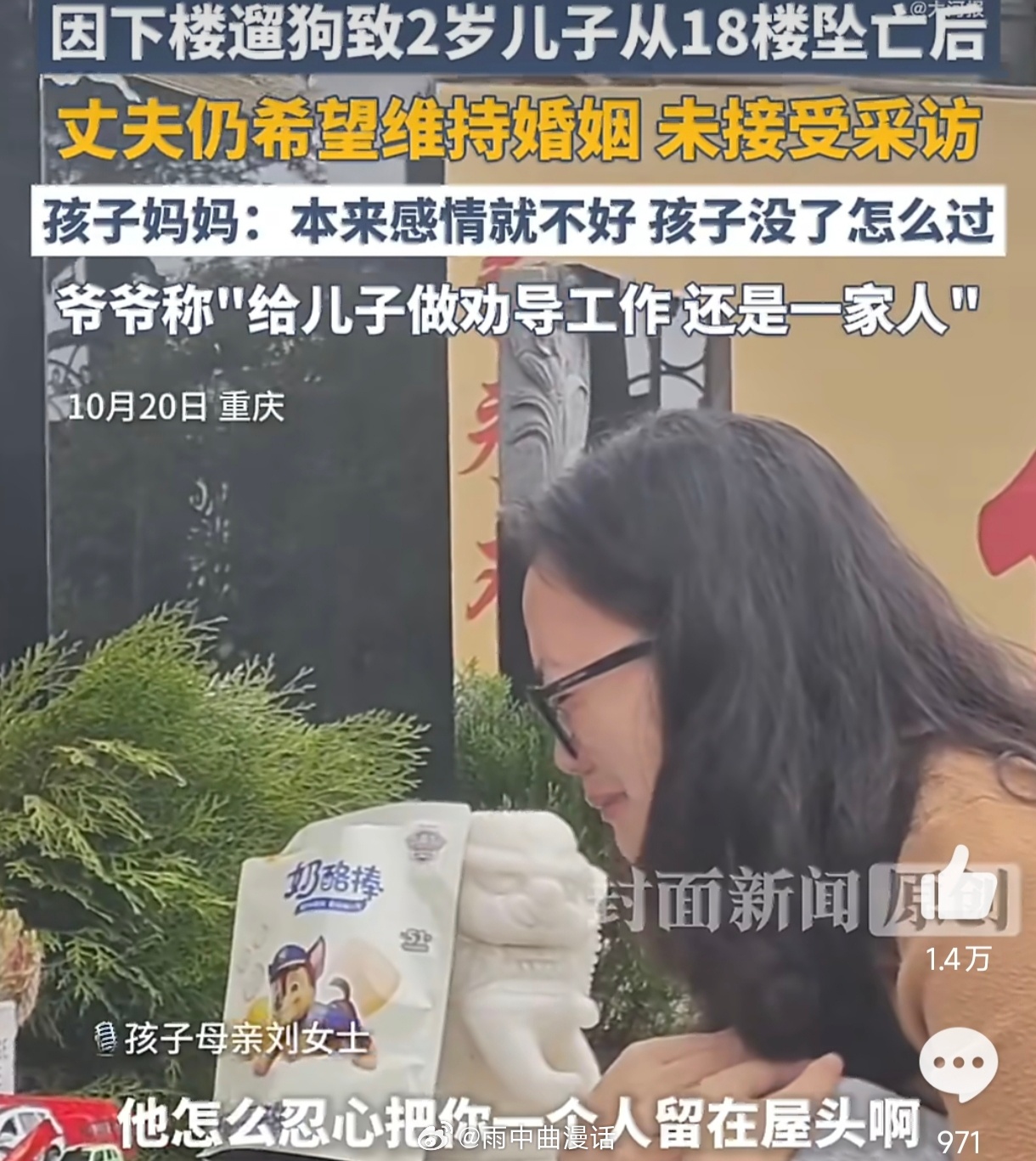 坠亡幼童母亲拟申请听证会求真相这起坠亡案撕开一个被长期忽视的盲区：低龄儿童居家安