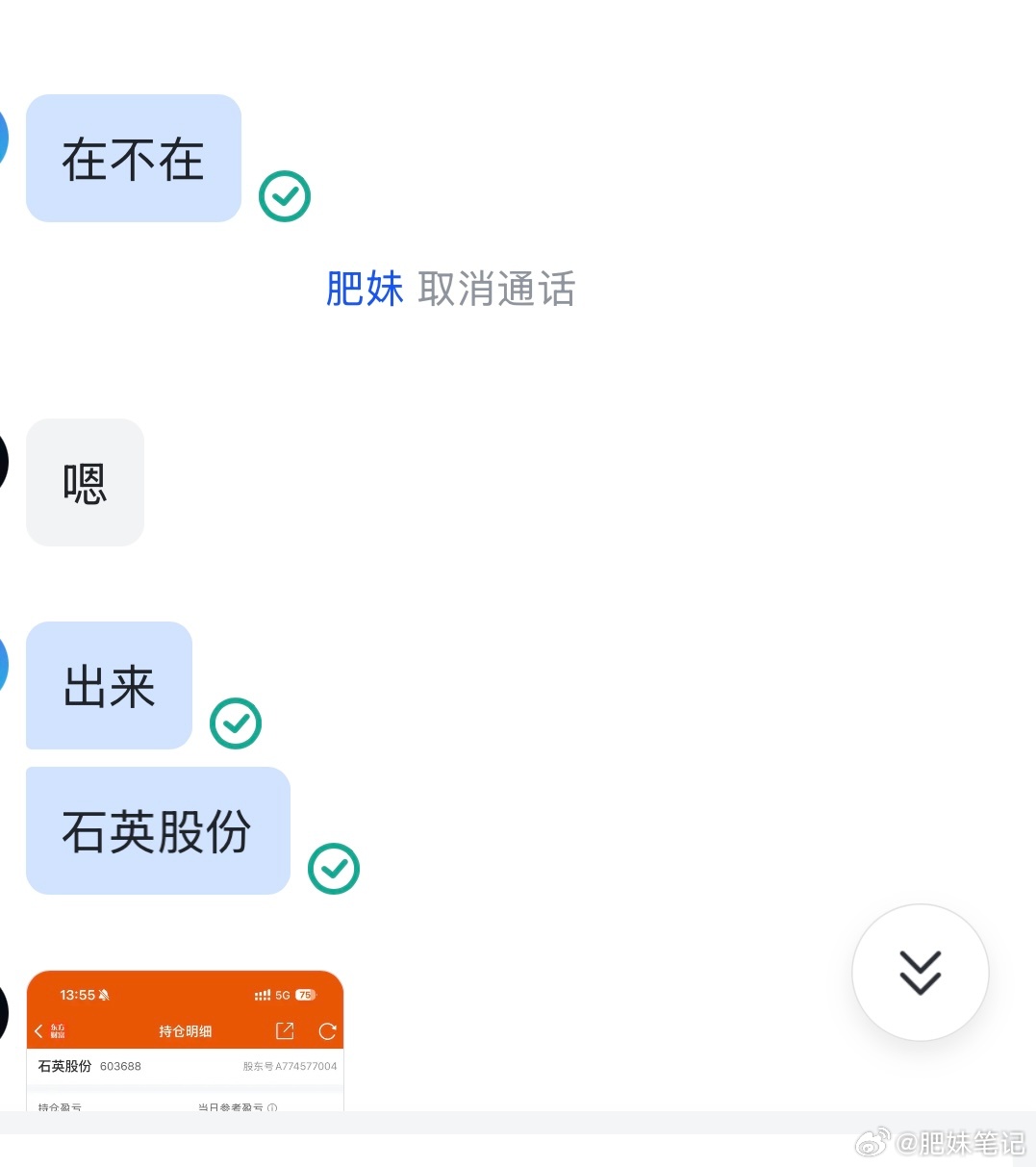 【喜报】肥妹带领内线成员介入的$石英股份 sh603688$ 开花了，还有想跟上