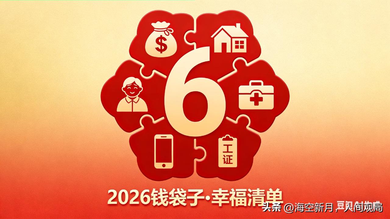 2026民生清单来了！这6件事，件件关系你的钱袋子！

2026两会刚落幕，一批