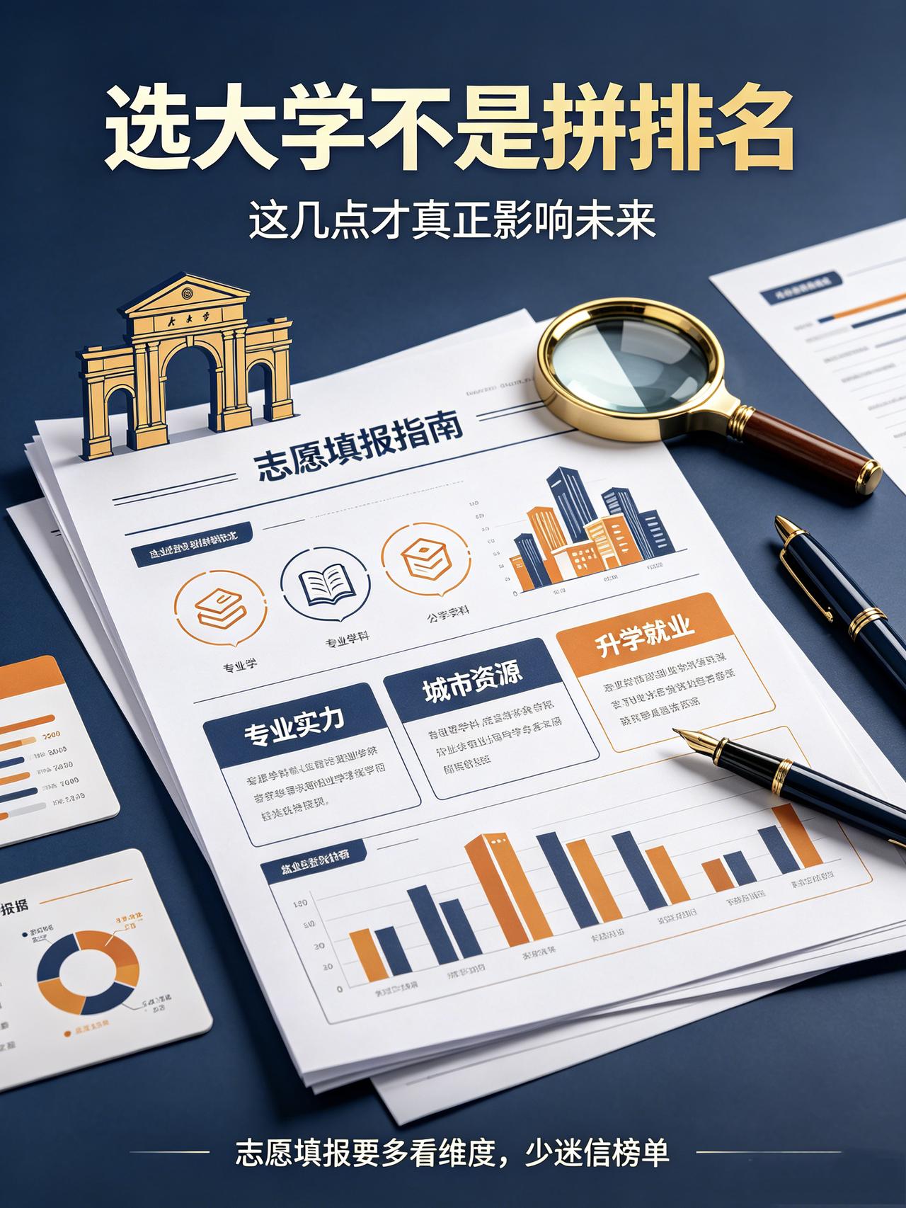 每年高考填志愿，不少家长一门心思只看院校排行榜，踩了不少坑。选学校绝不能迷信单一