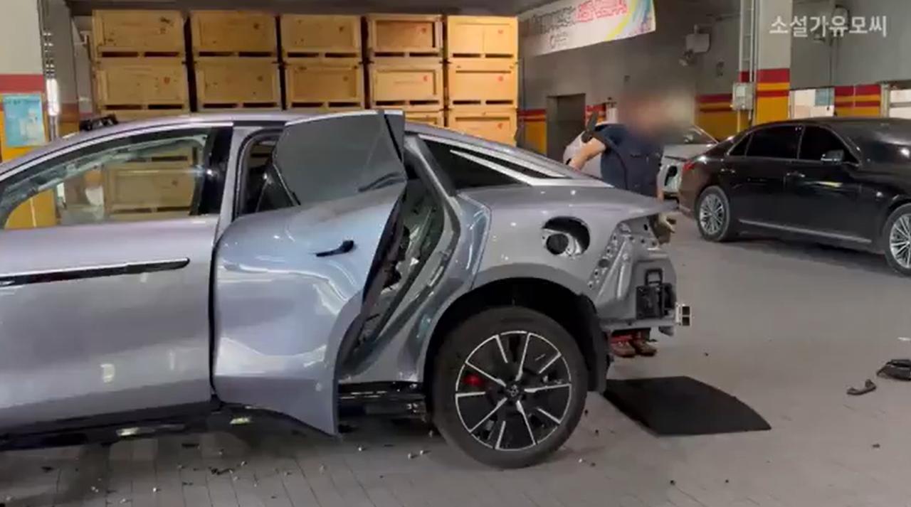 一段时长21分钟的2025款比亚迪汉L电动轿车的韩国拆解视频
韩国人买一辆全新的