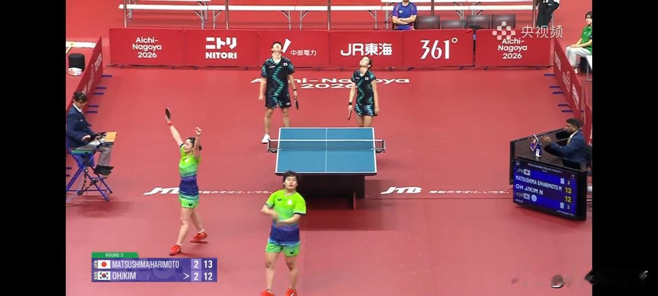 年轻就是好，体力充沛。张本美和/松岛辉空又是一场3-2的逆转。晋级到亚运会混双8