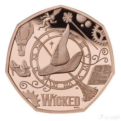英国 - 0.50 英镑 - 「邪恶」2026 50便士 金币 - 金 - 精制