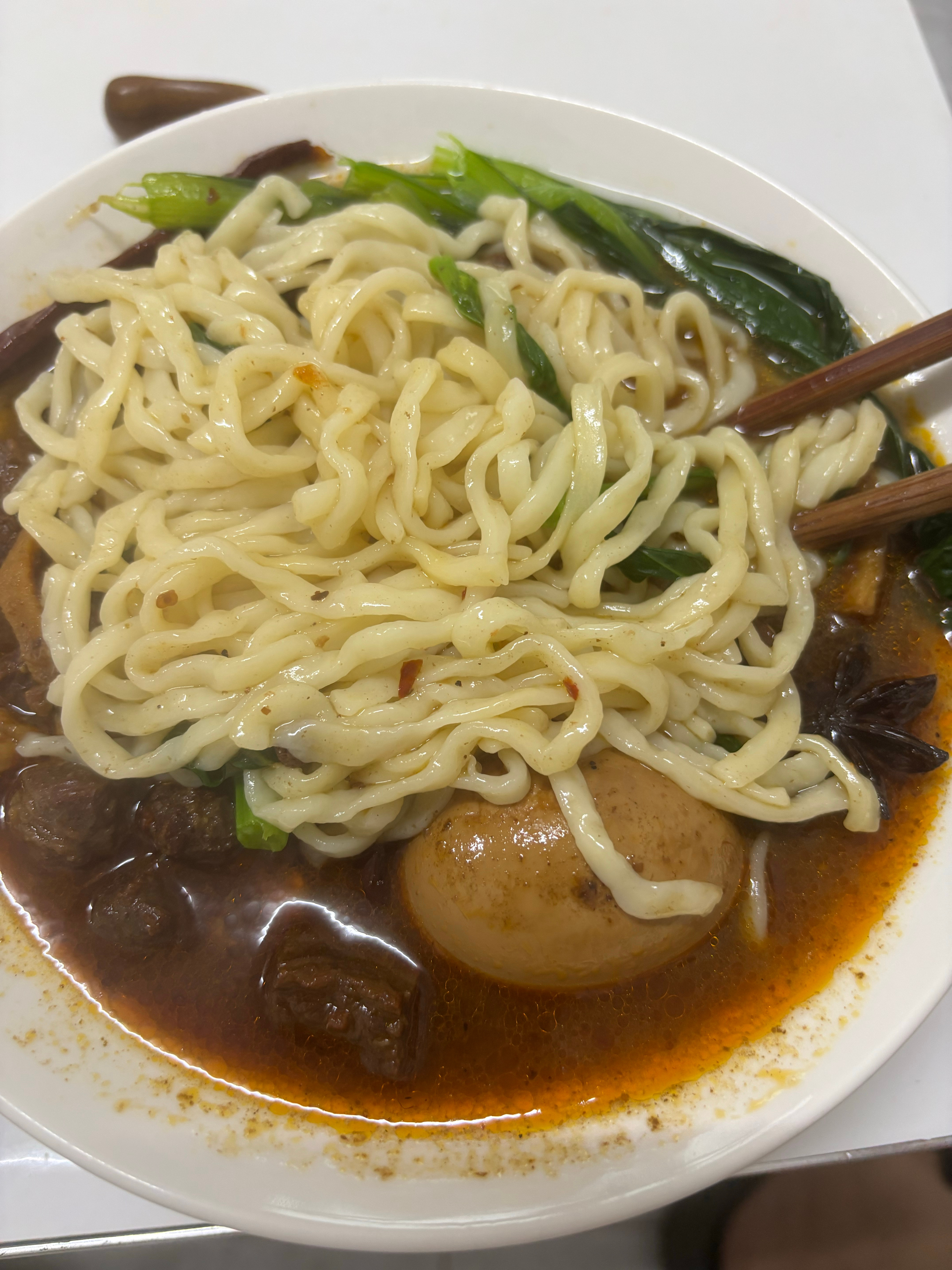 我做的红烧牛肉面 ​​​