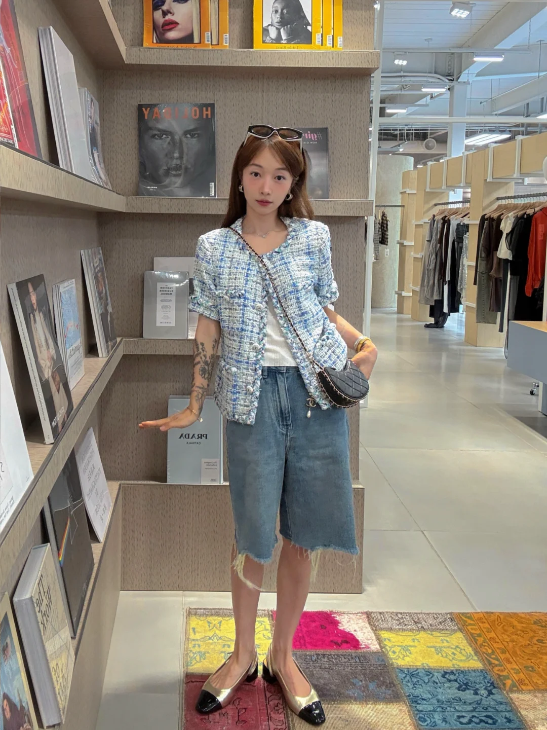 小香外套 这么搭
