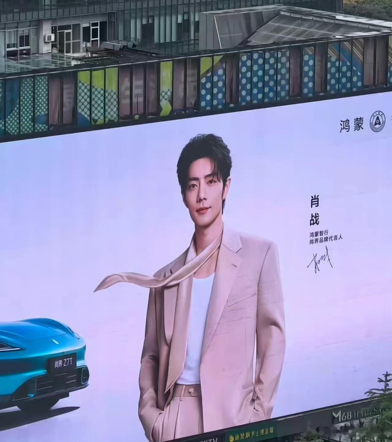 肖战最新地广，这飘带真是点睛之笔，好温润的代言人