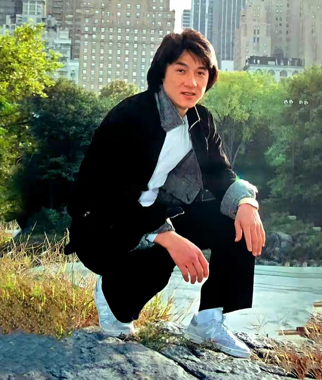 1984年，在纽约的成龙。 ​​​