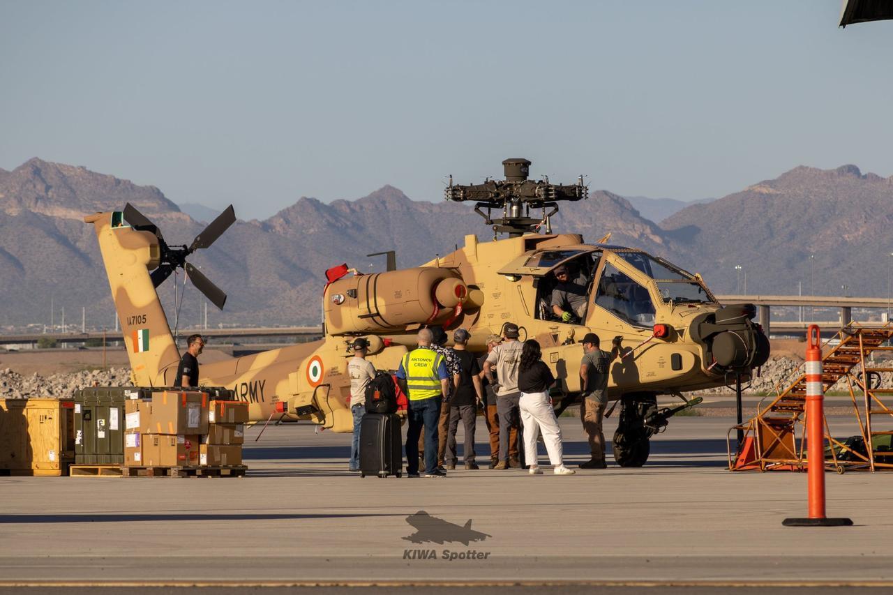 印度陆军再获3架AH-64E"阿帕奇"武装直升机，俄制运输机AN-124承担空运