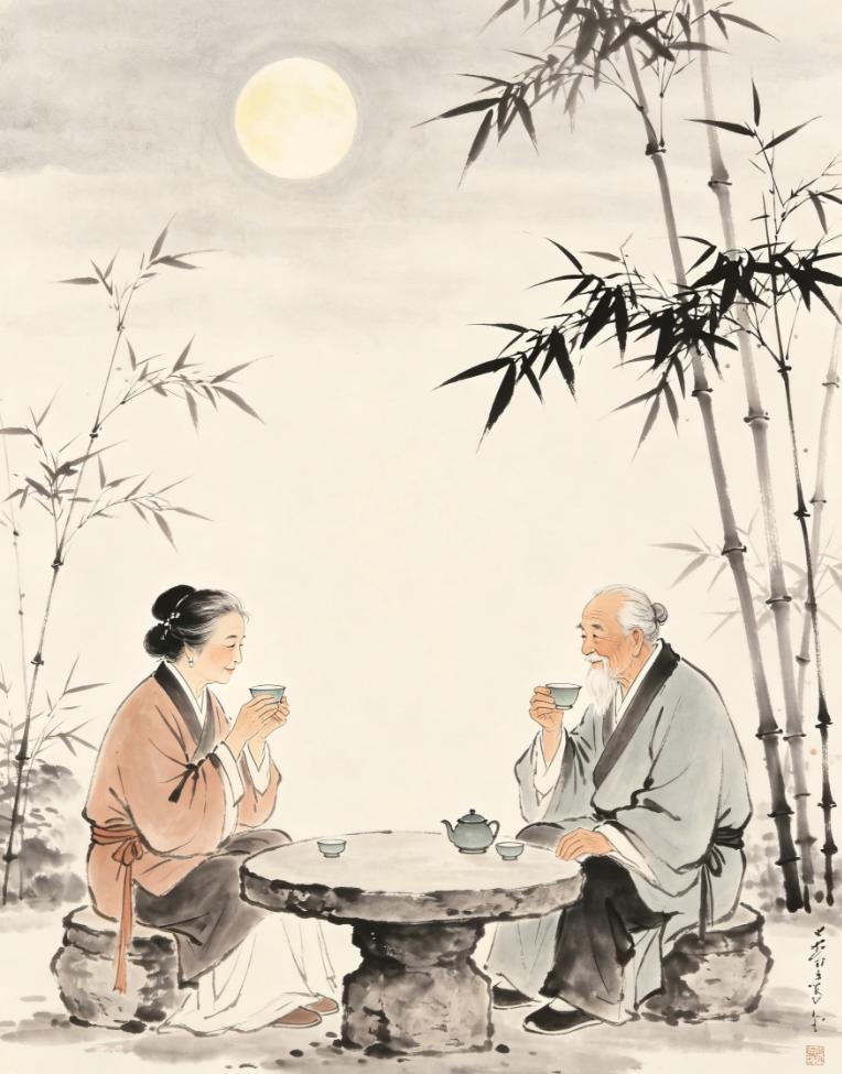 在生活的长河里，若能看淡得失，认真过好当下，那便是一种福气。

我身边有位大姨，