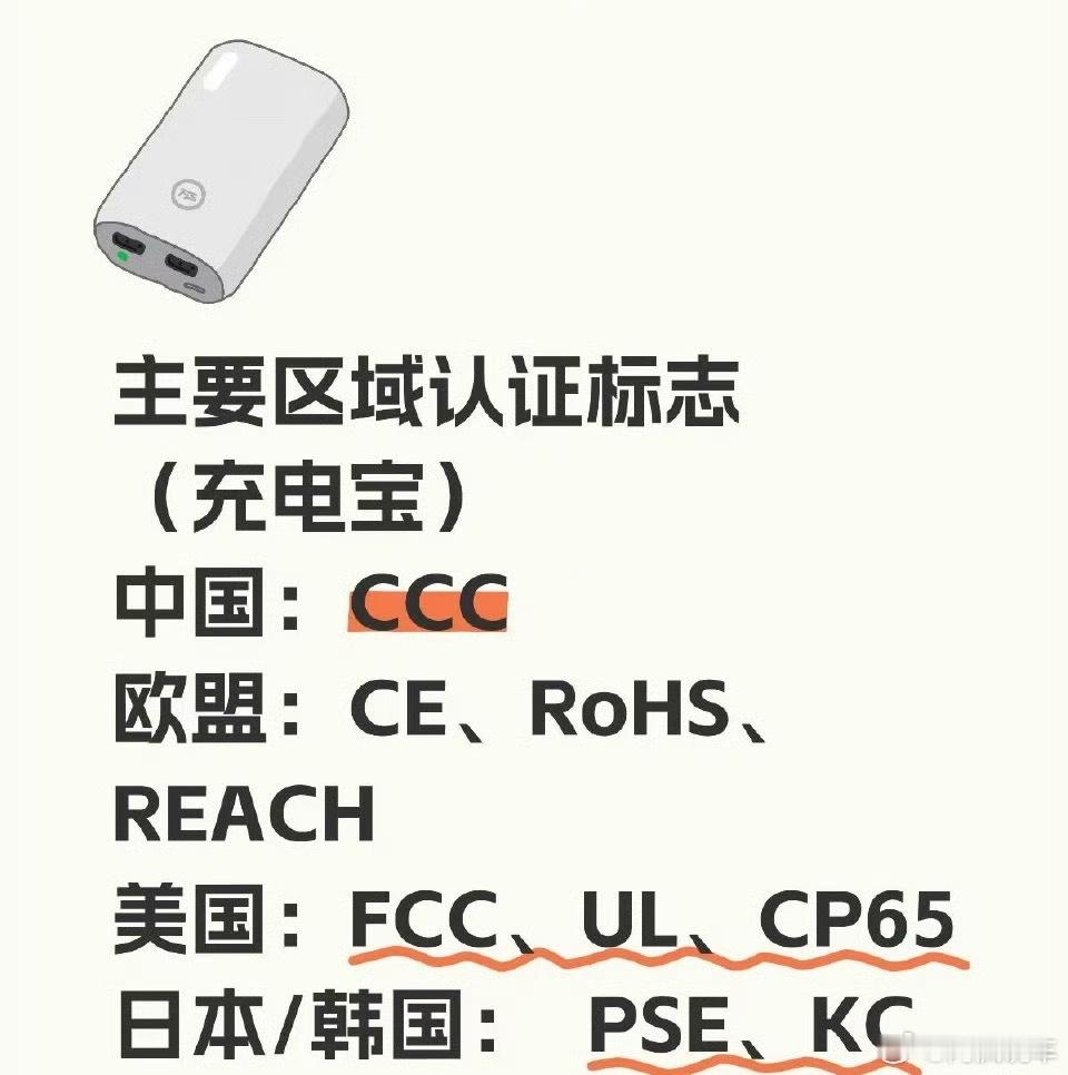国外生产的充电宝不检查3C标志，是因为3C是国内的要求，国外没有。合着就逮着国内