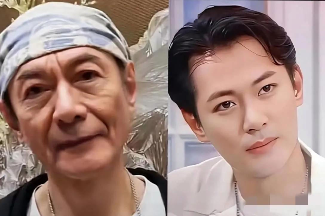 香港演员江华的变化好大呀：年轻时发型酷炫，剑眉深秀，目若朗星，阳光俊逸，风度翩翩