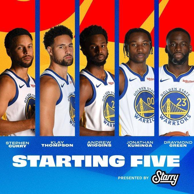 这套新死亡五小会是勇士的解药吗#勇士新死亡五小##格林重回首发# ​​​