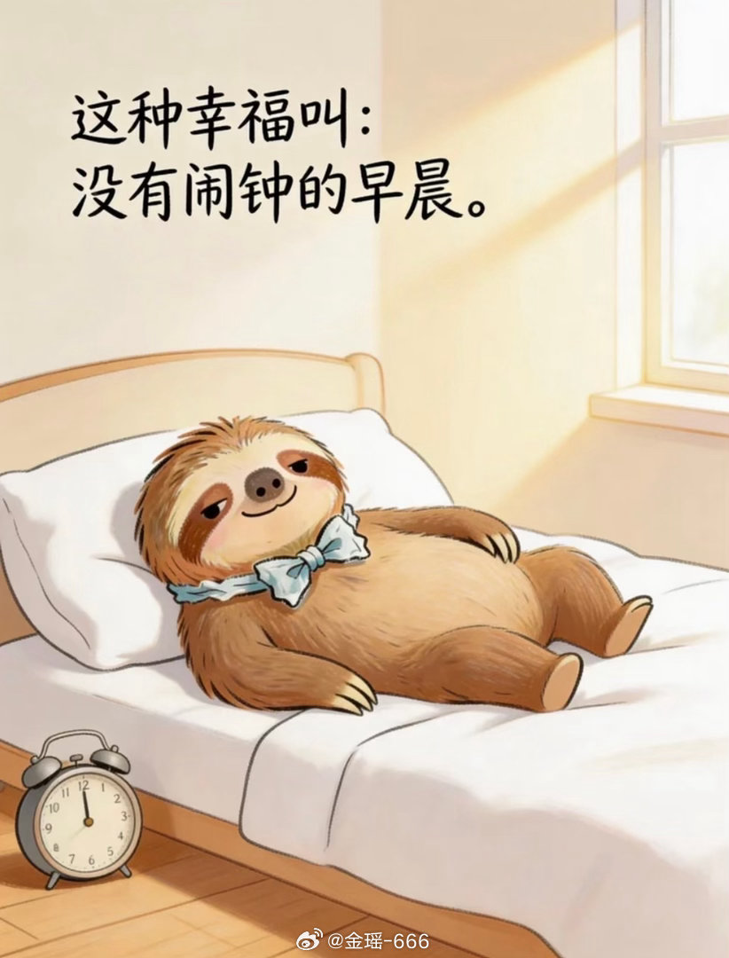 忘记有多久没试过睡到自然醒了，这个周末两天睡到自然醒。🛏 睡到自然醒💤 满满