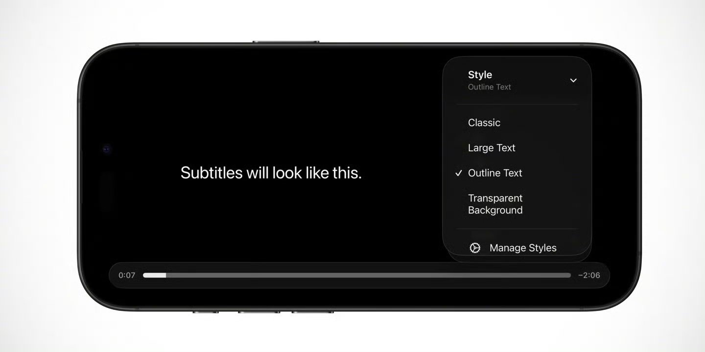 【iOS27新特性 ：系统级生成，自动给视频加字幕】iOS27自动生成字幕 5月
