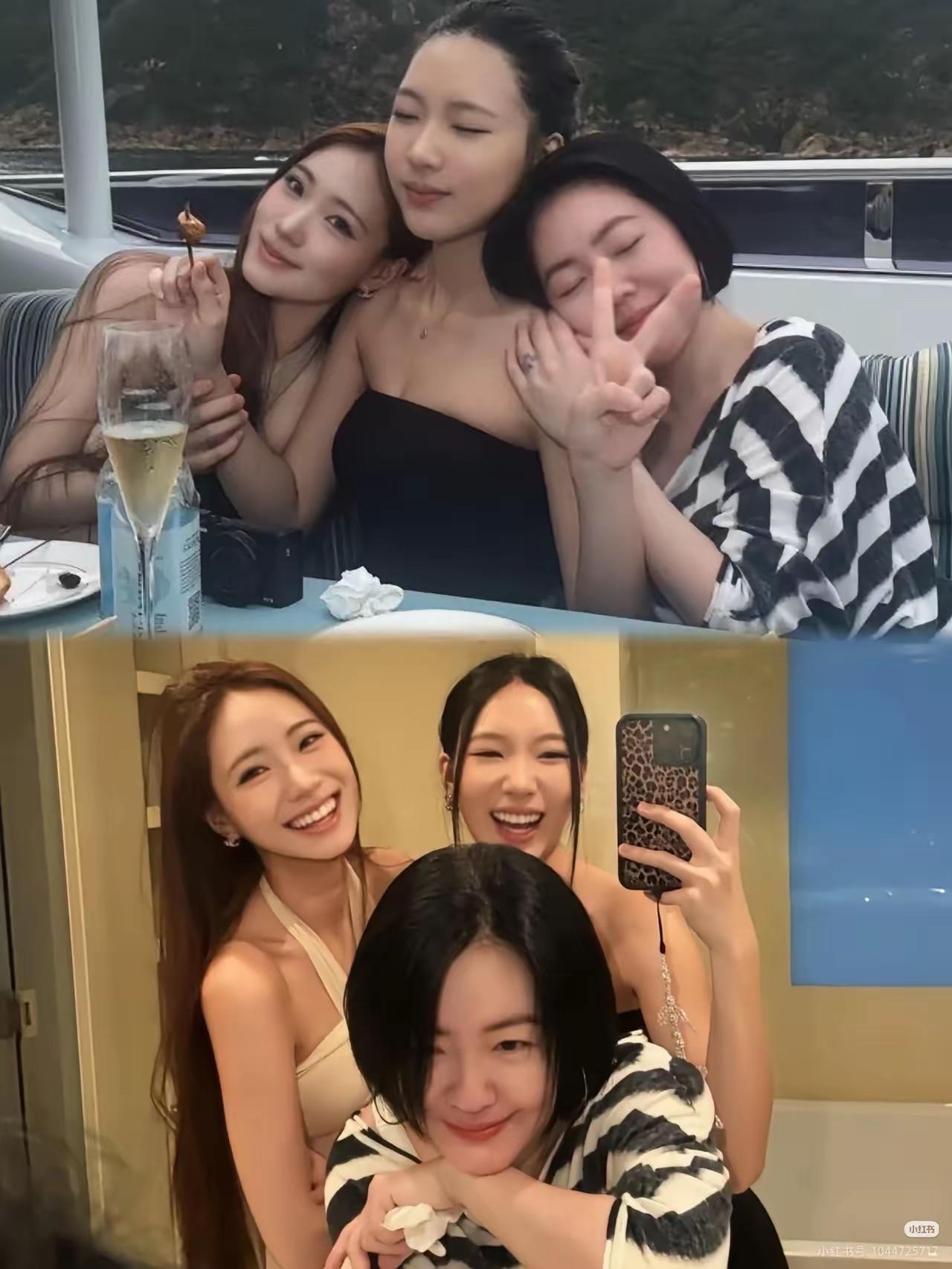 小S的女儿，真的是女大十八变，每个都不一样，和她一点都不像，真的是太有意思了，她