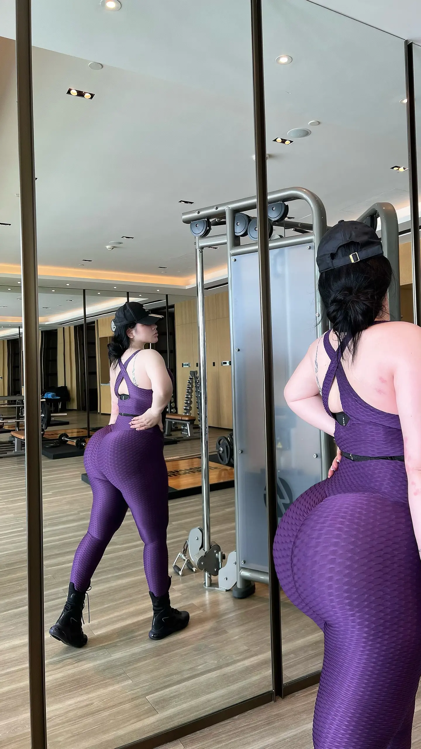 精致白皮BBW GYM-OOTD.🧢：Adidas（只适合拍摄） 运...
