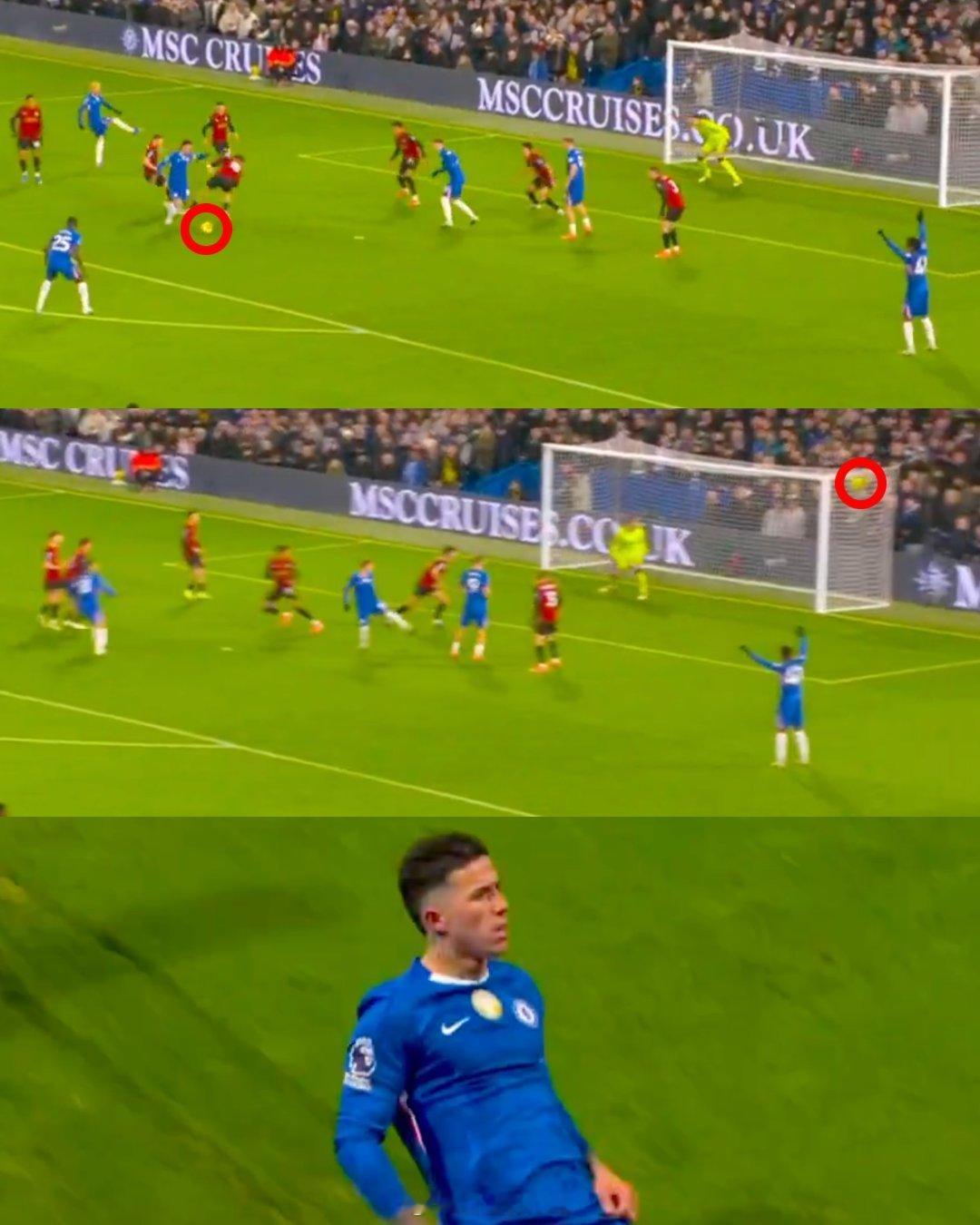 河床小队长越来越棒了👍 恩佐·费尔南德斯达成了英超百场里程碑。他戴着切尔西队长